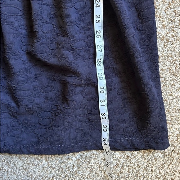 🦋 Kit & Sky Blue Textured Lightweight Short Sleeve Mini Dress Large - Picture 6 of 6